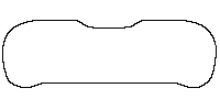 FangChengBao (BYD LEOPARD) Ti 7 Windows 2025 - Rear Window (Edge ends at the inner side of dotted area)