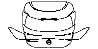 Mercedes-Benz CLA Shooting Brake Electric 2026 - Trunk Lid (with ''CLA 250+'' emblem)
