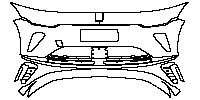 Zeekr 7X (CN) Exterior 2025 - Bumper+Headlamp (with 2 PDC)