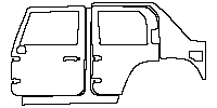 Mahindra Thar Roxx (IN) 4-Door 2026 - (left) Door+Rear Fender