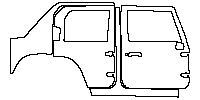 Mahindra Thar Roxx (IN) 4-Door 2026 - (right) Door+Rear Fender