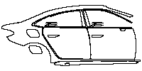 Audi A5 A5L Saloon 2026 - (right) Door+Rear Fender+Side Skirt