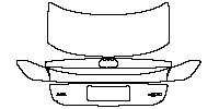 Audi A5 A5L Saloon 2026 - Trunk Lid (with ''A5L'' , ''一汽奥迪'' emblems)