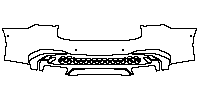 Audi A5 A5L Saloon 2026 - Rear Bumper (with 4 PDC)