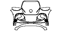 Mercedes-Benz GLC Electric AMG Line 2026 - Bumper+Headlamp (with 2 PDC and 1 camera)