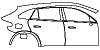 Mercedes-Benz GLC Electric AMG Line 2026 - (right) Door+Rear Fender