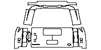 Land Rover Defender 110 2020 - Trunk Lid (with ''Defender'' emblem, with elliptical marker)