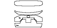 Toyota bZ (US) Exterior 2026 - Trunk Lid (with ''bZ'', ''BEV'' emblems)
