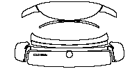 Mercedes-Benz GLB Electric AMG Line 2026 - Trunk Lid (with ''GLB 250+'' emblem)