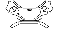 Audi Q3 Sportback 2020 - Bumper+Headlamp (with 2 PDC)