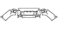 Land Rover Defender 130 2023 - Rear Bumper (with 6 PDC)