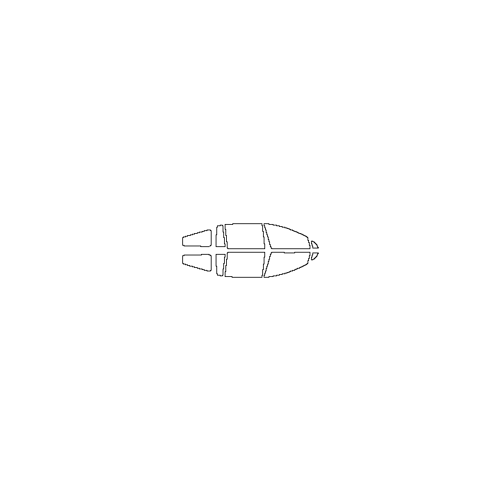 Hyundai IONIQ 9 Windows 2026 - Side Window (Edge exceeds the innder side of black cermic by 3mm)