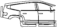 Hyundai IONIQ 9 Exterior 2026 - (right) Door+Rear Fender+Side Skirt