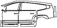 Hyundai IONIQ 9 Exterior 2026 - (left) Door+Rear Fender+Side Skirt