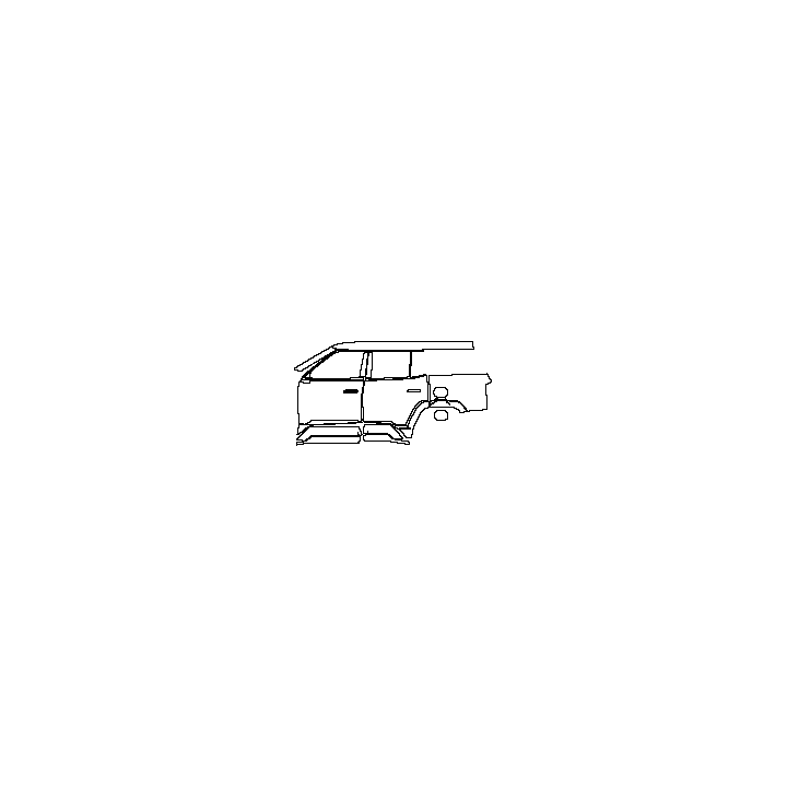 Denza B8 (SEA) Exterior 2026 - (left) Door+Side Skirt+Rear Fender