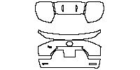 Toyota bZ (US) Exterior 2026 - Trunk Lid (with ''bZ'', ''BEV'', ''LIMITED'' emblems)