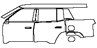 FangChengBao (BYD LEOPARD) BAO 8 (BYD LEOPARD 8) Exterior 2026 - (left) Door+Rear Fender