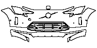 Volvo ES90 (EU) Exterior 2026 - Bumper+Headlamp (with 4 PDC)