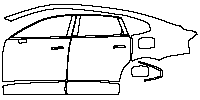Volvo ES90 (EU) Exterior 2026 - (left) Door+Side Skirt+Rear Fender