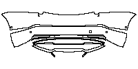 Volvo ES90 (EU) Exterior 2026 - Rear Bumper (with 6 PDC)