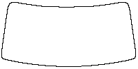Denza B8 (SEA) Window 2026 - Windshield (inside) (without mirror and dotted area cutout, Edge exceeds the innder side of black c