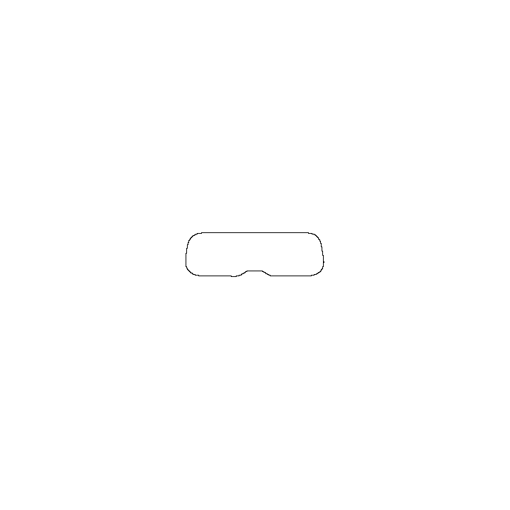 Denza B8 (SEA) Window 2026 - Rear Window (Edge exceeds the innder side of black cermic by 3mm)