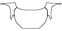 Toyota Corolla Cross (AU) GR SPORT 2026 - Hood+Fender (without emblem on fenders, with mudguards)