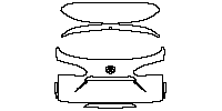 Toyota Corolla Cross (AU) GR SPORT 2026 - Trunk Lid (without emblem)