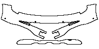 Mercedes-Benz GLB Electric Base 2026 - Rear Bumper (with 4 PDC)