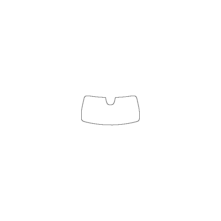Honda Passport Windows 2026 - Windshield (inside) (with mirror cutout)
