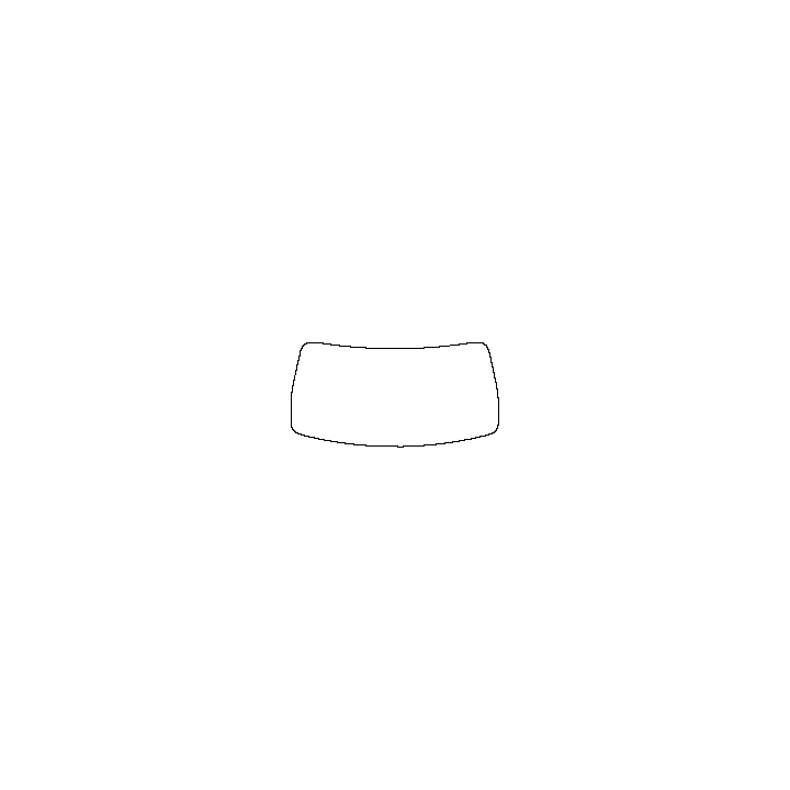 Honda Passport Windows 2026 - Windshield (inside) (without mirror cutout)