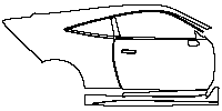 Honda Prelude Exterior 2026 - (right) Door+Rear Fender+Side Skirt