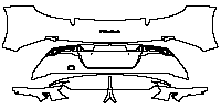 Honda Prelude Exterior 2026 - Rear Bumper (with 4 PDC)