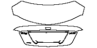 Cadillac CT5 (US) Exterior 2020 - Trunk Lid (with ''CT5'' , ''AWD'' , ''350T'' emblems)