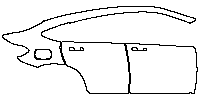 Mercedes-Benz GLC Coupe (2023) 2023 - (right) Door+Rear Fender