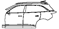 Xpeng G9 Exterior 2023 - (left)Door+Side Skirt+Rear Fender