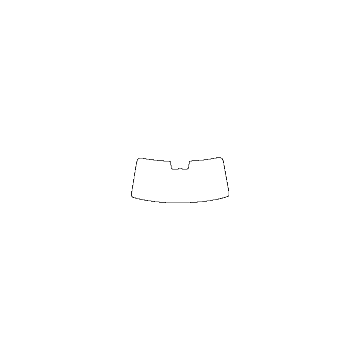 YangWang U8 Window 2023 - Windshield (with mirror and dotted area cutout)