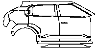 KIA EV3 Exterior 2024 - (right) Door+Rear Fender+Side Skirt