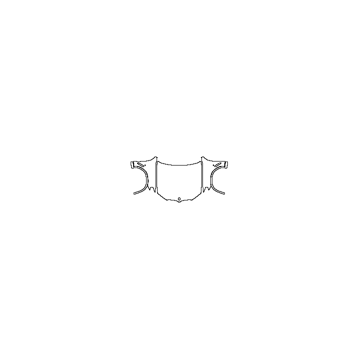 BMW iX3 M Sport 2021 - Hood+Fender (with ''M'' emblem on fender,without charging port)