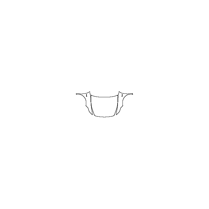 Toyota Crown Exterior 2023 - Hood+Fender (with ''HYBRID'' emblem on fenders)