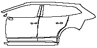 Skoda Enyaq iV (EU) Exterior 2021 - (left) Door+Side Skirt+Rear Fender