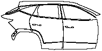 Hyundai Tucson (EU) Exterior 2021 - (right) Door+Rear Fender