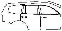Tank 500 Exterior 2023 - (right) Door+Rear Fender
