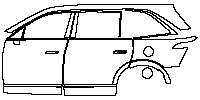 WEY Blue Mountain DHT-PHEV Exterior 2023 - (left)Door+Side Skirt+Rear Fender
