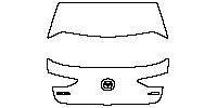 Mazda Axela (Mazda 3) Hatchback 2020 - Trunk Lid (with ''MAZDA3'' ''SKYACTIVG'' emblem)
