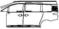 Hongqi HQ9 Exterior 2023 - (left) Door+Rear Fender+Side Skirt