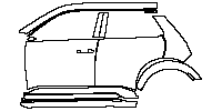 Alpine A 290 Exterior 2025 - (left) Door+Rear Fender+Side Skirt