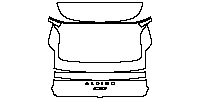 Alpine A 290 Exterior 2025 - Trunk Lid (with ''ALPINE'' , ''A290GT'' emblems)