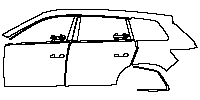 Skoda Kodiaq SE (EU) 2023 - (left) Door+Side Skirt+Rear Fender