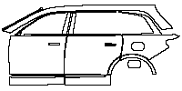 AITO AITO M9 Exterior 2024 - (left) Door+Rear Fender+Side Skirt
